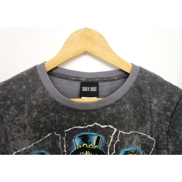 Guns N Roses T-shirt Graphics - Short Sleeve Gray - Women/Junior Size Small NWT - Picture 2 of 15